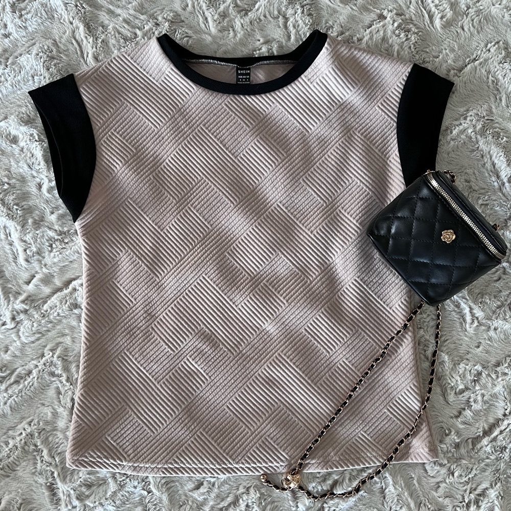 SHEIN Combo Top + Bag / Size Small